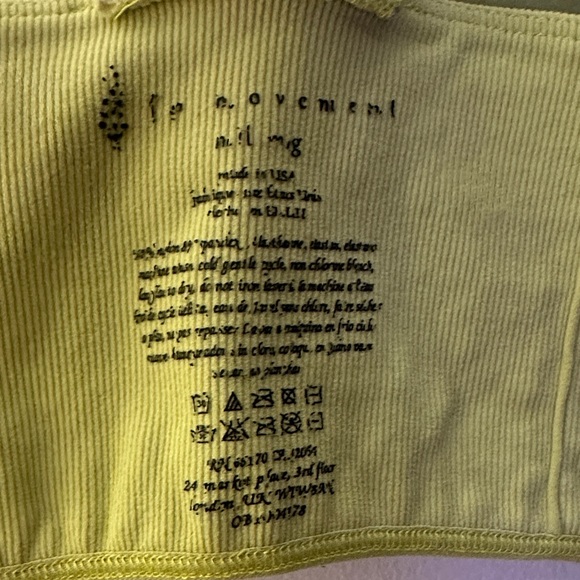 FP Movement by Free People Lime Green Sports Bra - Preloved - Picture 7 of 9